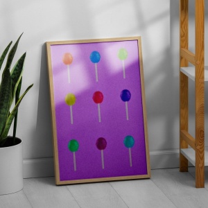 Tablou decorativ MDF/lemn masiv, 33x48 cm, multicolor - Verificat A · Re-Bloom - Img 2