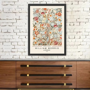 Tablou decorativ Re-Bloom, model floral, lemn, multicolor, 35 x 45 cm - Img 2