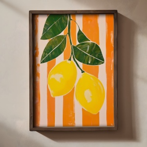 Tablou decorativ Re-Bloom, model lamai, MDF/lemn masiv, multicolor, 35 x 47 x 2 cm - Img 4