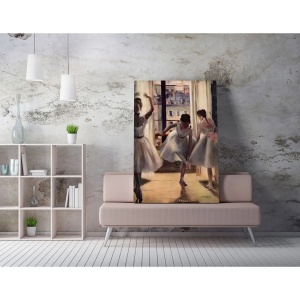 Tablou decorativ Re-Bloom, panza/lemn, multicolor, 50 x 70 cm - Img 3