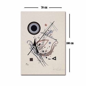Tablou decorativ Re-Bloom, panza/lemn, multicolor, 70 x 100 cm - Img 4