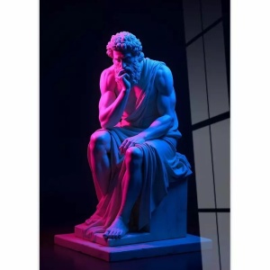 Tablou decorativ Re-Bloom, sticla securizata, multicolor, 50 x 70 cm