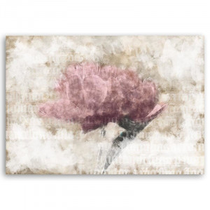 Tablou Lily Manor, panza, roz/bej, 60 x 90 cm - Img 1