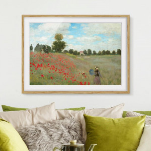 Tablou 'Poppies at Argenteuil', hartie, 40 x 55 x 2 cm - Img 5