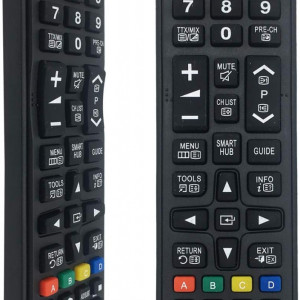 Telecomanda pentru Samsung LCD FOXRMT, plastic, negru, 17,4 x 4,5 cm 