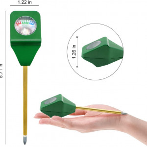 Tester de umiditate a solului Kiuiom, plastic, verde, 14,5 cm 