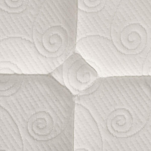 Topper din spumă Ribeco, alb, 90 x 200 x 7 cm - Img 2