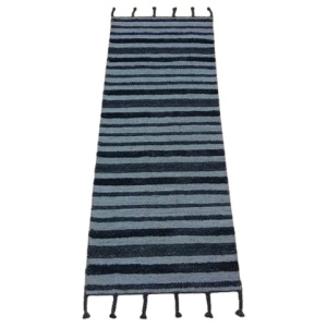 Traversa Elbgestoeber, lana/ bumbac/ poliester, gri, 90 x 250 cm