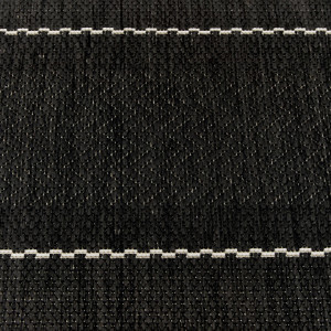 Traversa, lana/polipropilena, negru/crem, 80 x 200 cm - Img 4