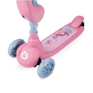 Trotineta transformabila 2in1 MoMi Kiuru - Pink - Img 2