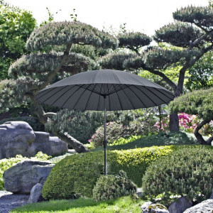 Umbrela de soare, gri/antracit, 260 x 260 cm - Img 2