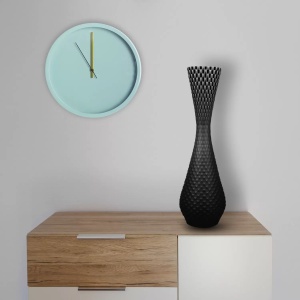 Vaza Ornamentala Tagwerk Flechtwerk 500 mm 3D Print Grafit