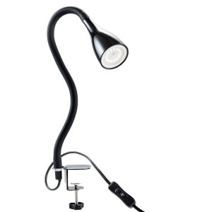 Veioza Chaddy, LED, metal, negru, 5,5 x 60 cm