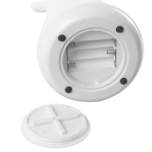 Veioza pentru exterior Maelly, LED, plastic, alb, 25 x 10,5 x 10,5 cm