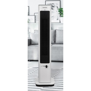 Ventilator turn Heinner HTFA-M20WH, 2 IN 1: Racire/Incalzire, Control touch, Display LED, 3 Viteze racire, 2 viteze incalzire, Termostat digital, Telecomanda, Alb, RESIGILAT, 1 AN GARANTIE - Img 3