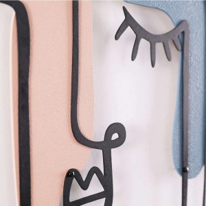 Wallity decor de perete metal/lemn, 38x55 cm, metal 1.20mm + lemn 3mm, multicolor - Verificat A · Re-Bloom - Img 4