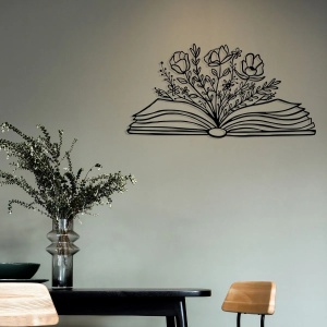 Wallxpert decor de perete metal, 68x34 cm, grosime 1.2mm, negru - Verificat A · Re-Bloom - Img 2
