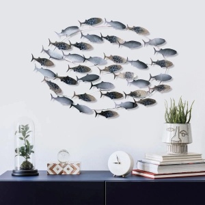 Wallxpert decor de perete metal, 94x58x4 cm, multicolor - Verificat A · Re-Bloom - Img 2
