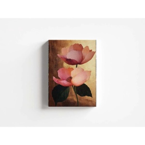 Wallxpert tablou decorativ canvas, 70x100 cm, panza 100% grosime 3mm, rama lemn pin 100%, carlige preinstalate, multicolor - Verificat A · Re-Bloom