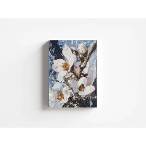 Wallxpert tablou decorativ canvas, 80x120 cm, panza 100% grosime 3mm, rama lemn pin 100%, format panoramic, multicolor - Verificat A · Re-Bloom