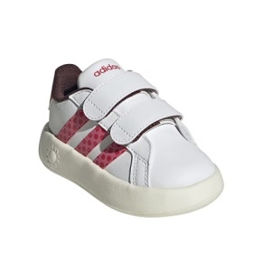 Adidas Sportswear, Pantofi sport Disney Minnie Mouse Grand Court 2.0, Rosu, Alb, 25.5 EU, Resigilat, Grad A - Img 1