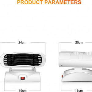 Aeroterma Sousnous, alb, 800/1500 W, 18 X 24 cm