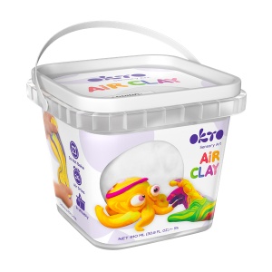 Air Clay pentru modelaj, 200g, Okto - Alb - Img 2