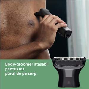 Aparat de tuns barba & parul de pe cap si corp 13in1 Philips Multigroom All in One MG7925/15, autonomie 120 min, 26 setari de lungime: 0,5-20 mm All-in-One, 3 capete trimmer specializate (detalii, nas, corp), husa, 100% waterproof, Resigilat, Grad A - Img 7