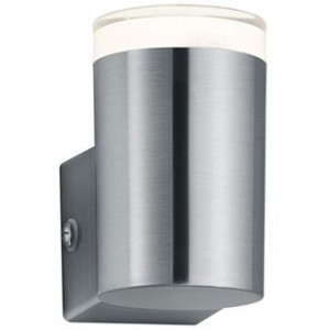 Aplica Aracati I, metal/sticla, gri