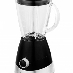 Blender de masa Heinner HBL-550S, Putere 550W, Capacitate bol 1.5L, 2 viteze + functie Pulse, Negru/Argintiu - Img 1