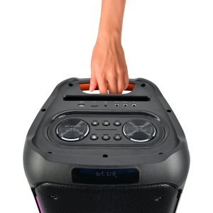 Boxa portabila Ibiza Sound, COLUMBA80, 1200W, Bluetooth, USB, microSD, AUX si MIC, negru, Resigilat, Grad A - Img 4