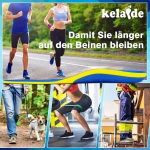 Branturi Kelaide, gel/poliuretan, galben/albastru