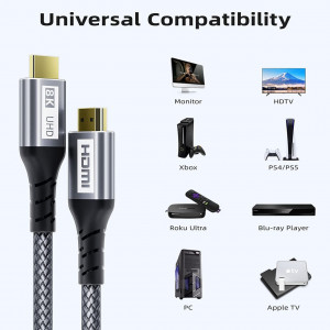 Cablu HDMI 2.1 Gardien, 8K , 48Gbps, 4,5 M - Img 3
