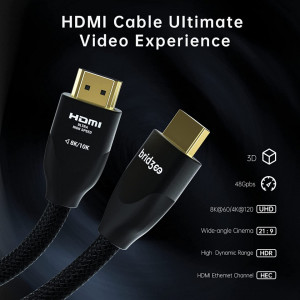 Cablu HDMI BRIDGEE, 8K, negru, 2 m - Img 5