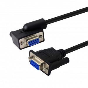 Cablu pentru computer/scaner/imprimanta PNGKNYOCN, 9 pini, PVC, negru, 34 cm