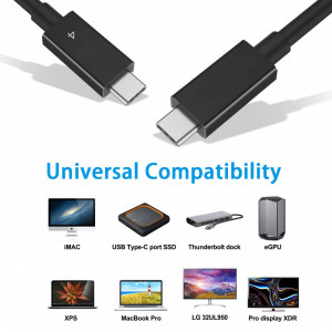 Cablu USB tip C HDZIYU, 8K , negru, 1,2 m - Img 2