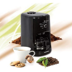 Cafetiera cu rasnita Hcm-900RBK, putere 900W, Capacitate: 0.6L, Rasnita incorporata, Negru - Img 2