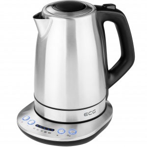 Cana electrica fierbator ECG RK 1791, 1.7L, 2200 W, otel inoxidabil, 5 setari de temperatura - RESIGILAT - Img 3