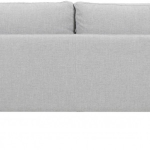 Canapea Ramira, două locuri, țesătură, gri deschis, 151 cm x 79 cm x 76 cm - Img 6