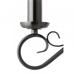 Candelabru Bannister, metal, argintiu, 44 x 41,5 x 41,5 cm - Img 3