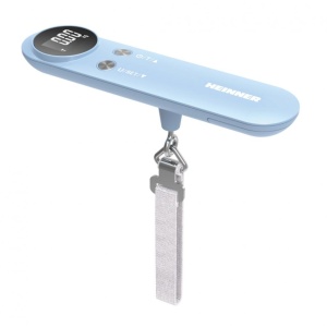 Cantar de bagaje Heinner HLGS-50BL, 50Kg, Display LCD, Indicator depasire greutate, Bleu - Img 1