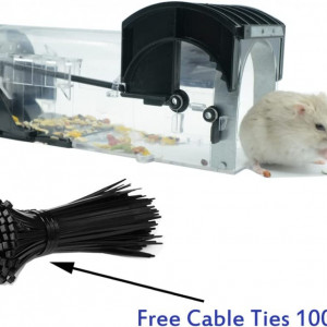 Capcana pentru soareci Mousetraps, plastic, transparent, 22,5 x 8 x 7,5 cm - Img 5