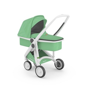 Carucior 2 In 1, Greentom, 100% Ecologic, White Mint - Img 3