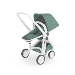 Carucior 2 In 1, Greentom, 100% Ecologic, White Sage - Img 3