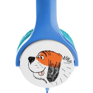 Casti audio pentru baieti GoGEN MAXISLECHYB, volum limitat 90 dB, 8 autocolante - Img 4