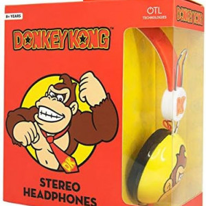 Casti pentru copii Donkey Kong 2 OTL, poliuretan, multicolor, mufa de 3,5 mm