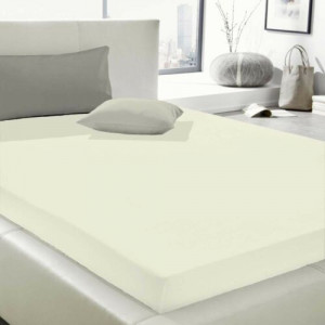 Cearsaf de pat cu elastic Perlmutt 90/100-190/200 cm