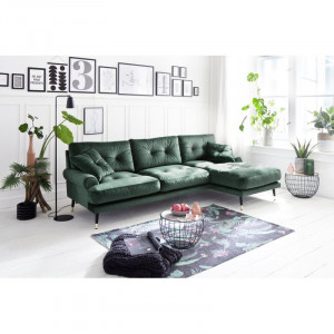 Coltar Tomlin, textil, verde, 88 x 285 x 155 cm - Img 2