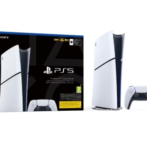 Consola Sony PlayStation 5 Slim Digital Edition (PS5) 1TB, D-Chassis, White, REFURBISHED, 1 AN GARANTIE - Img 2