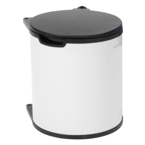 Cos de gunoi Brabantia, otel inoxidabil/plastic, alb/negru, 15 L